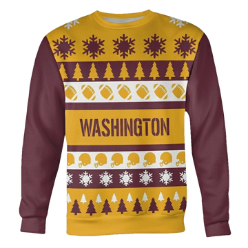 Washington Football Ugly Christmas Sweater ? Usalast