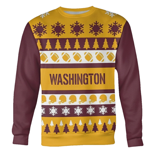 Washington Football Ugly Christmas Sweater ? Usalast