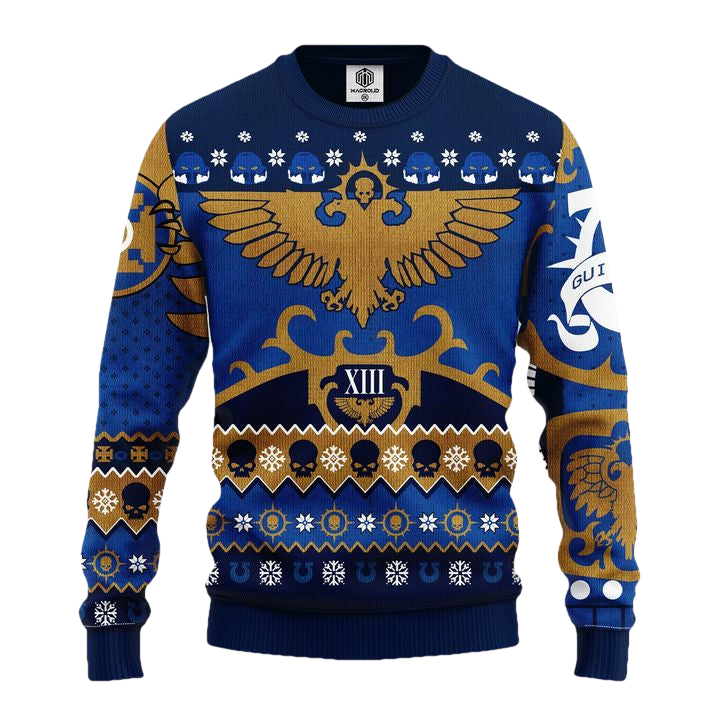 Warhammer 40K Blue Ugly Christmas Sweater Amazing Gift Idea Thanksgiving Gift ? Usalast