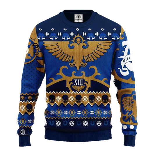 Warhammer 40K Blue Ugly Christmas Sweater Amazing Gift Idea Thanksgiving Gift ? Usalast