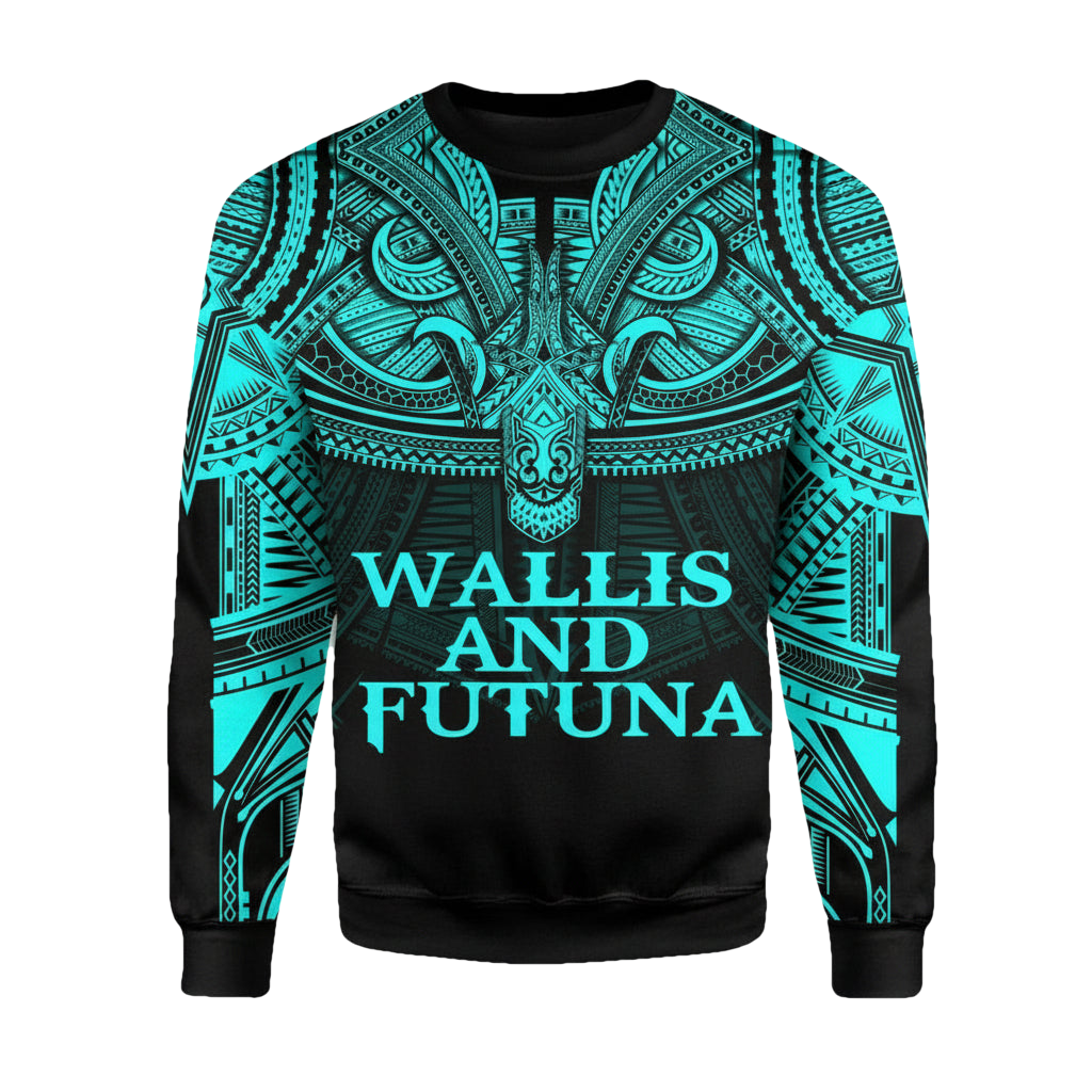 Wallis Futuna Blue Sweater Polynesian A15 ? Usalast