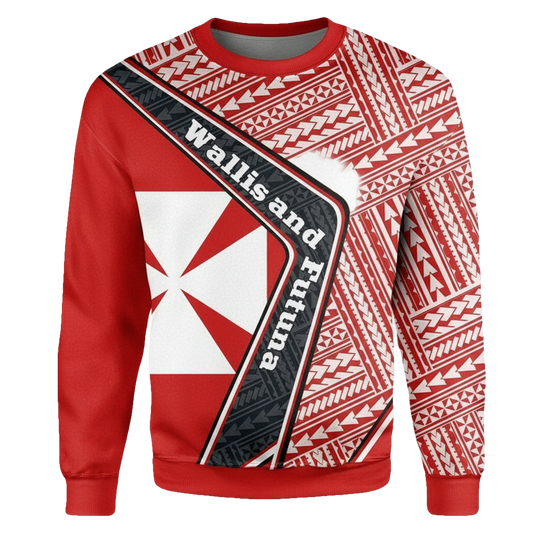 Wallis And Futuna Sweater ? Polynesian Coat Of Arms A224 ? Usalast