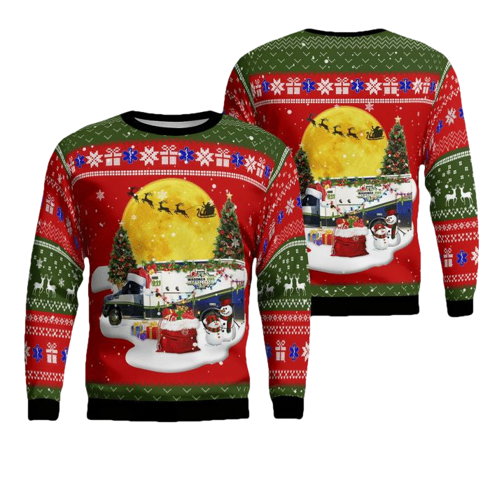 Wagoner EMS Christmas AOP Sweater ? Usalast