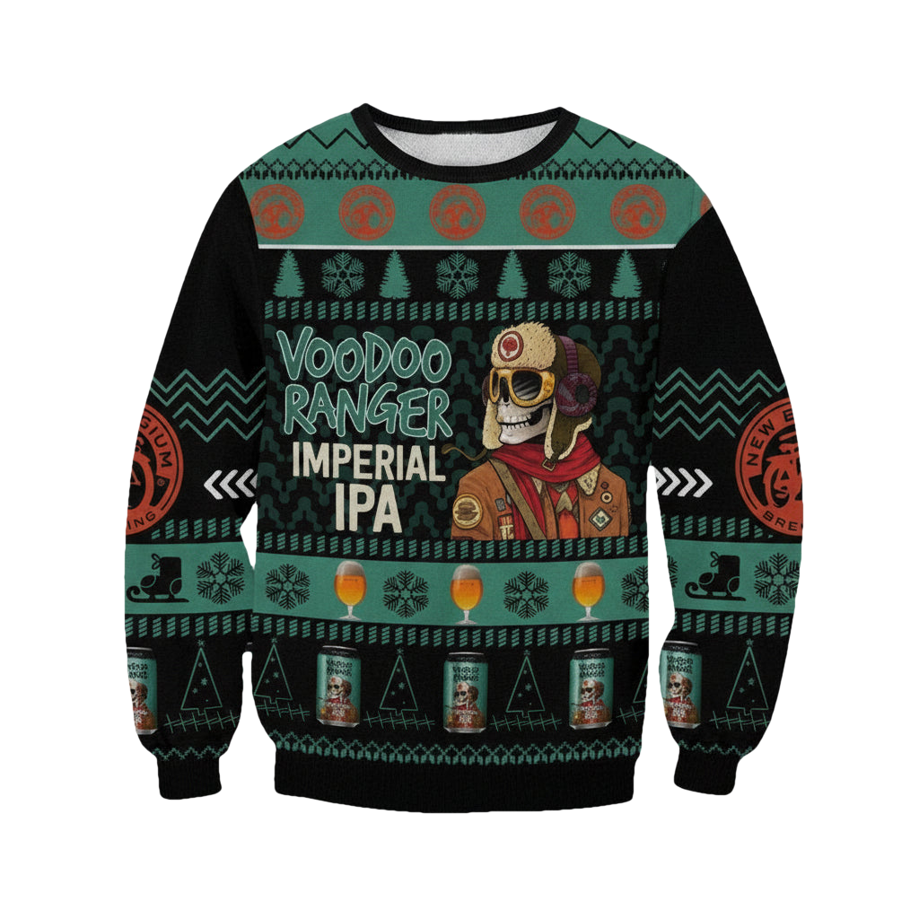 Voodoo Ranger Imperial IPA Beer Ugly Christmas Sweater 2022 ? Usalast