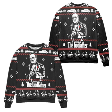 Vito Corleone The Godfather Ugly Christmas Sweater ? Usalast