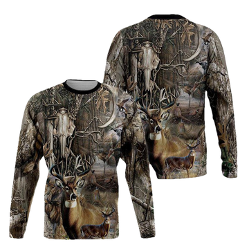 Viticstore Hunting In The Wood 3D Grey Shade All Over Printed 2Xl Sweater ? Usalast