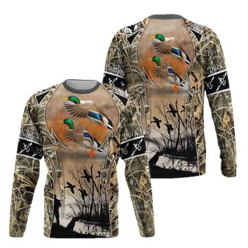 Viticstore Hunting 2 Flying Ducks ? Shade 3D All Over Printed Size Xl Sweater For Hunting Lovers ? Usalast