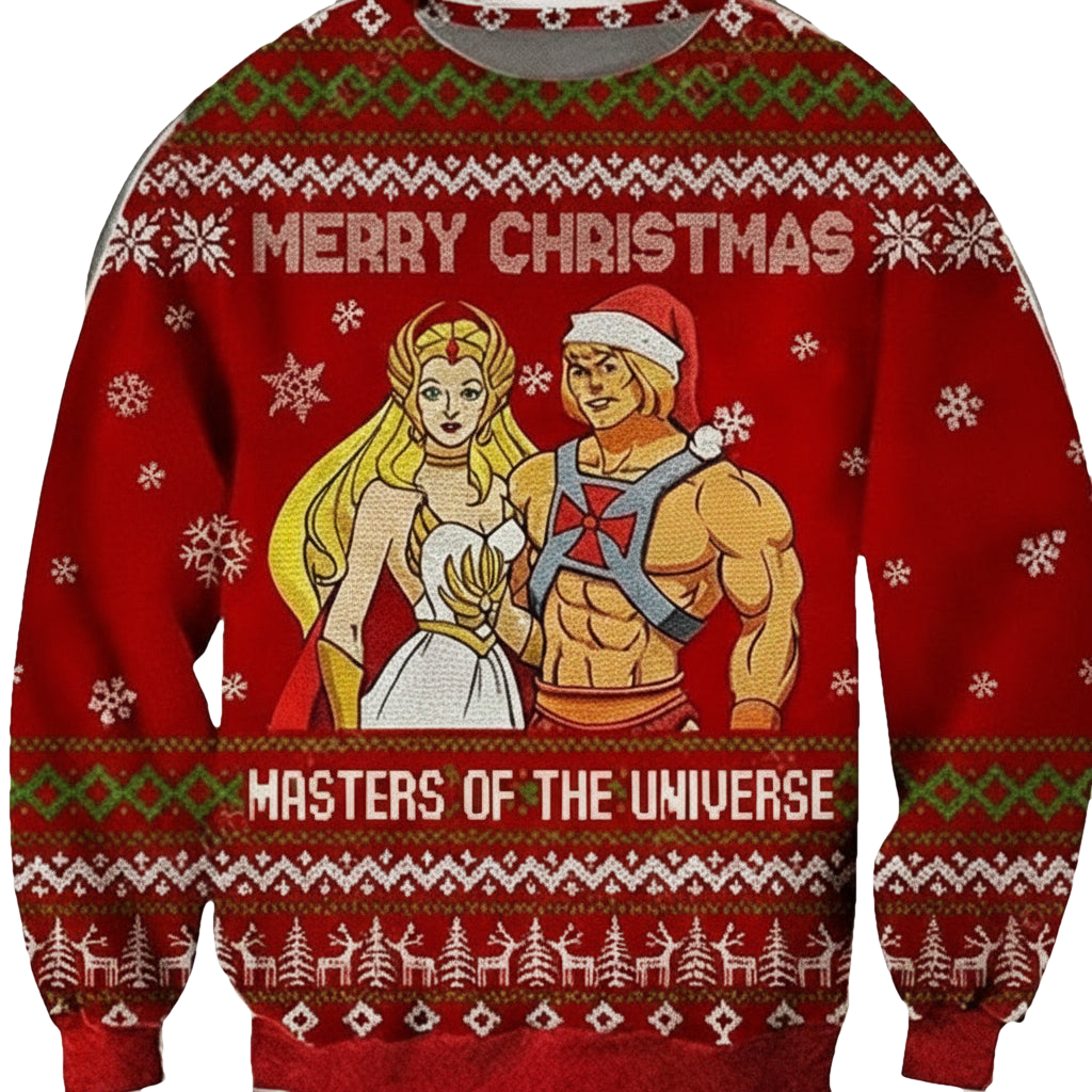 Vintage Merry Master Of The Universe Sexyy It Overflow 3d Ugly Christmas Sweater ? Usalast