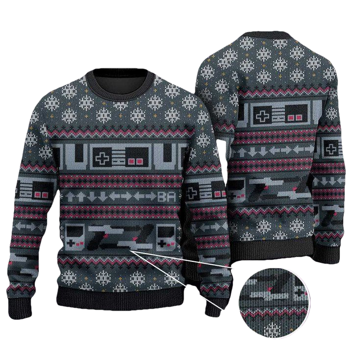 Vintage Game Console Gamer Gift Ugly Sweater ? Usalast