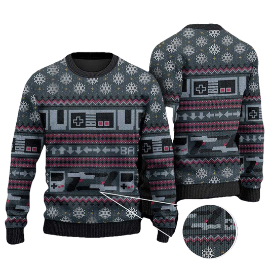 Vintage Game Console Gamer Gift Ugly Sweater ? Usalast