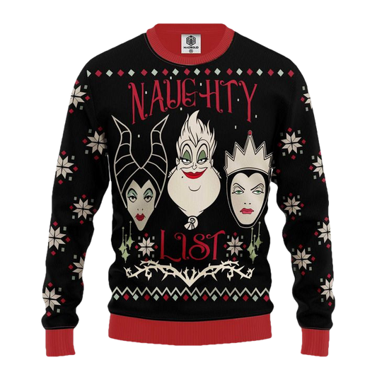 Villains Naughty Ugly Christmas Sweater Amazing Gift Idea Thanksgiving Gift ? Usalast