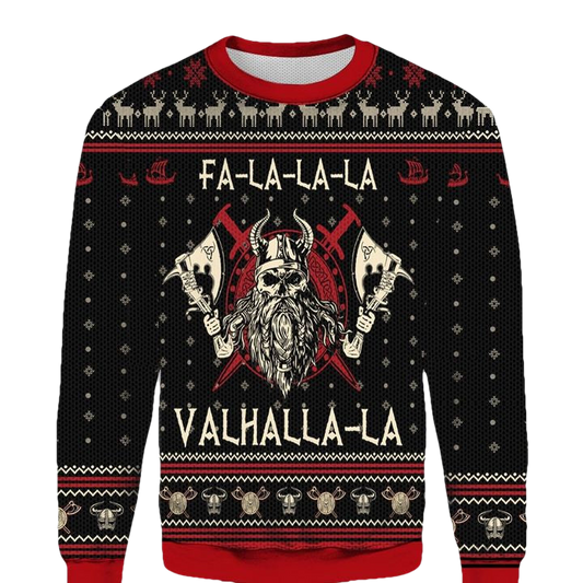 Vikingg Fa La La Christmas 3D Sweater ? Usalast