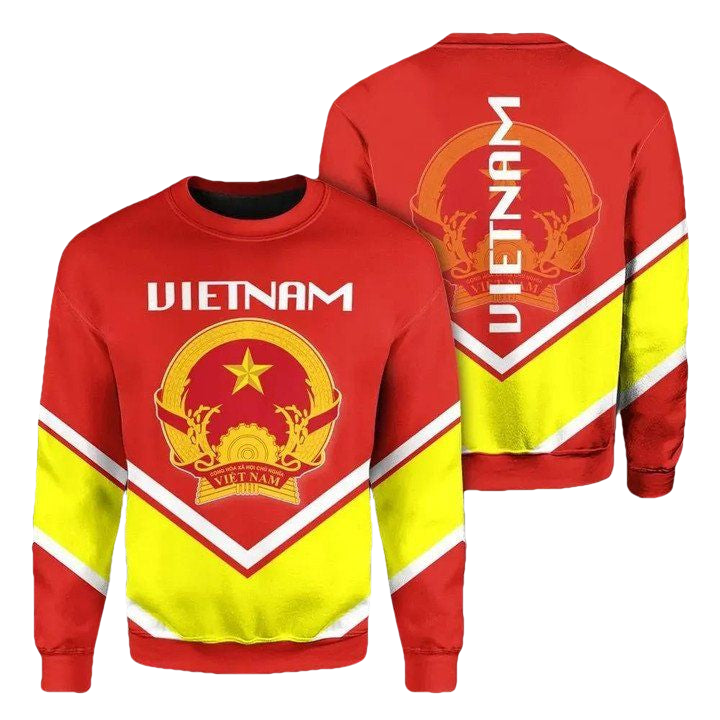Vietnam Coat Of Arms Sweater Lucian Style J5W ? Usalast