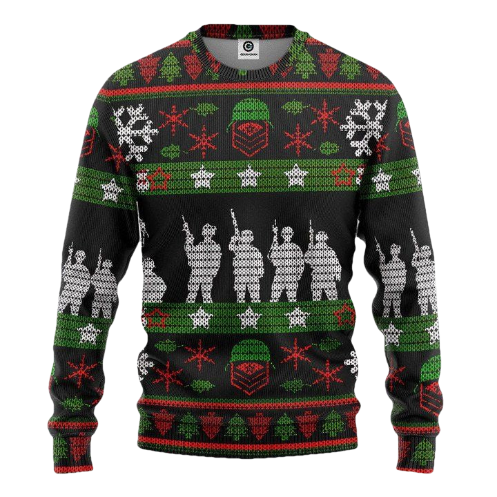 Veteran Soldier Christmas Sweater ? Usalast