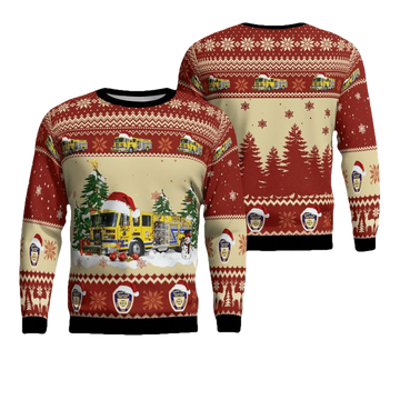 Verbank Dutchess County New York Union Vale Fire District Christmas Sweater 3D ? Usalast