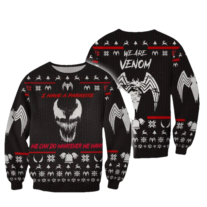 Venom I Have Parasite We Can Do Whatever You Want Ugly Sweater Christmas ? Usalast
