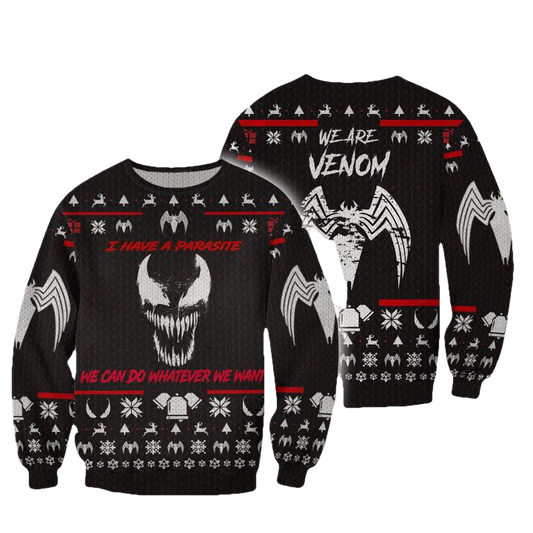 Venom I Have Parasite We Can Do Whatever You Want Ugly Sweater Christmas ? Usalast