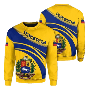Venezuela Coat Of Arms Sweater Cricket Style J5W ? Usalast