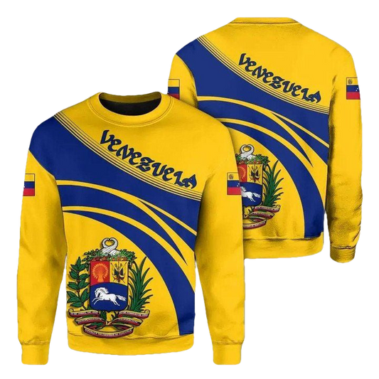 Venezuela Coat Of Arms Sweater Cricket Style J5W ? Usalast