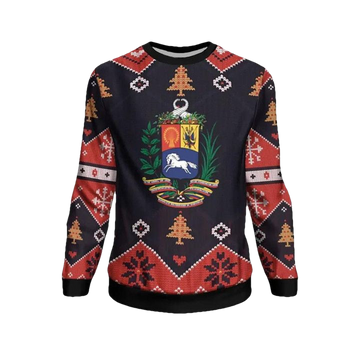 Venezuela Christmas Sweater ? Santa Claus Ho Ho Ho ? Bn1810 ? Usalast