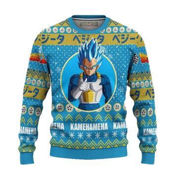 Vegeta Ugly Christmas Sweater And 3D Hoodie Dragon Ball Z Xmas Gift ? Usalast