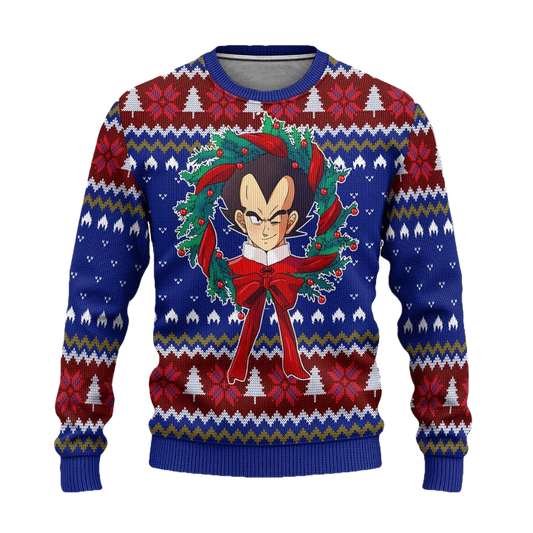 Vegeta Dragon Ball Z Anime Ugly Christmas Sweater Xmas Gift ? Usalast