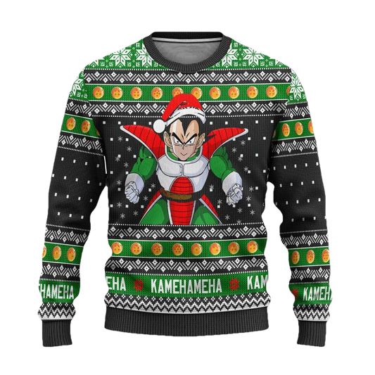 Vegeta Dragon Ball Anime Ugly Christmas Sweater Xmas Gift ? Usalast