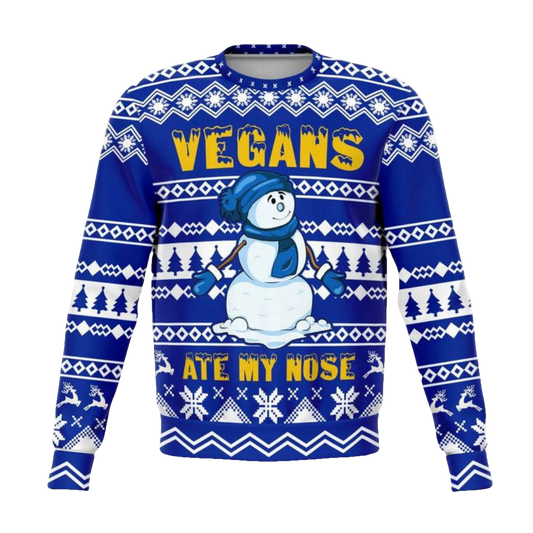 Vegans Ate My For For Meme 3d Ugly Christmas Sweater ? Usalast