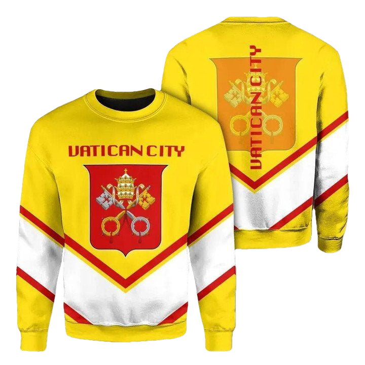 Vaticancity Coat Of Arms Sweater Lucian Style Jw5 ? Usalast