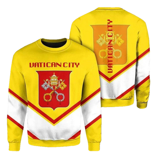 Vaticancity Coat Of Arms Sweater Lucian Style Jw5 ? Usalast