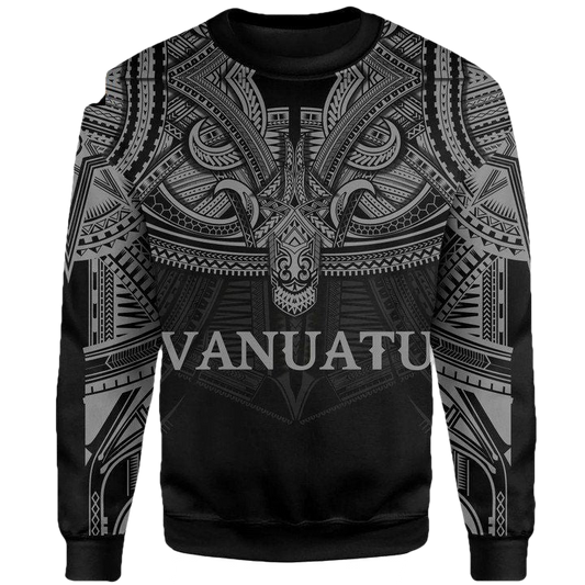 Vanuatu Gray Sweater Polynesian A15 ? Usalast