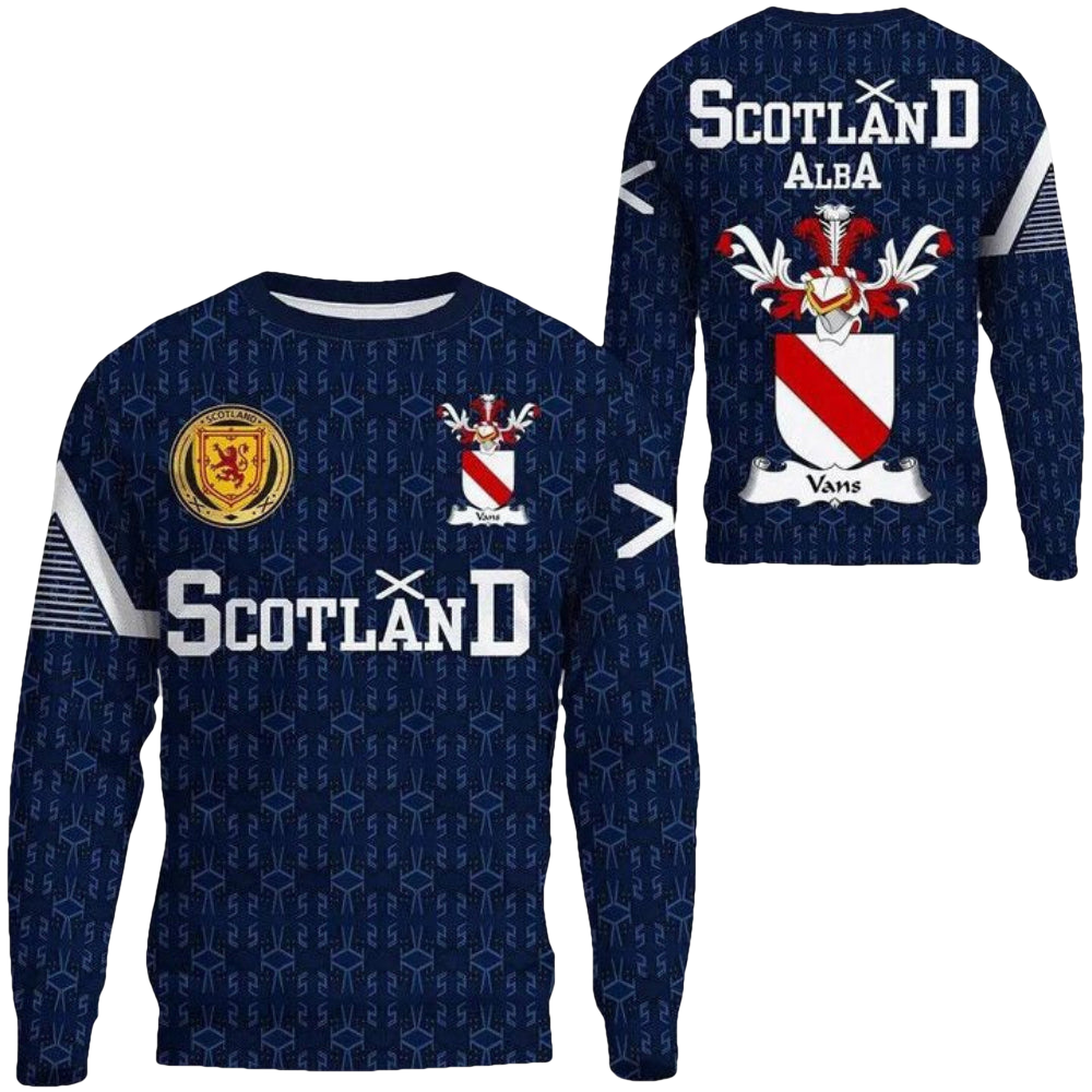 Vans Or Vaus Family Crest Sweater Scottish Home ? 1991 Style A7 ? Usalast