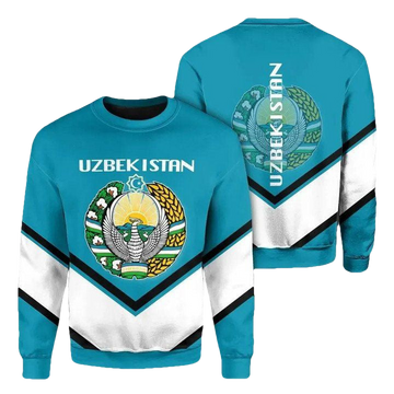 Uzbekistan Coat Of Arms Sweater Lucian Style J5W ? Usalast