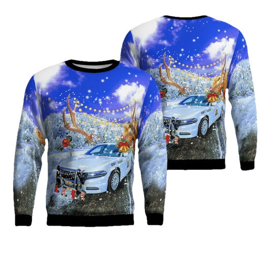 Utah Highway Patrol Christmas Sweater 3D ? Usalast