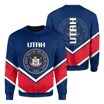 Utah Coat Of Arms Sweater Lucian Style J5W ? Usalast