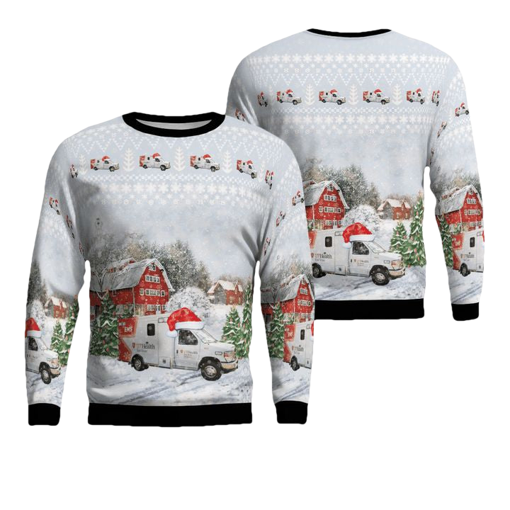 UT Health East Texas EMS Christmas Sweater 3D ? Usalast