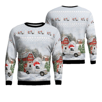 UT Health East Texas EMS Christmas Sweater 3D ? Usalast