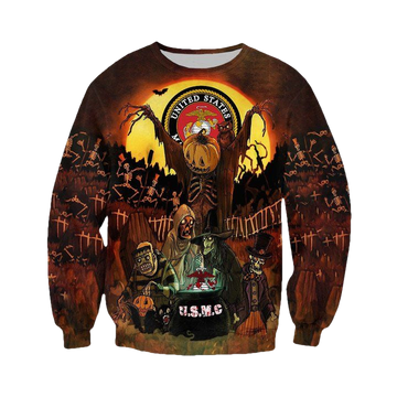 Usmc Mummy Grave Halloween 3D Sweater ? Usalast