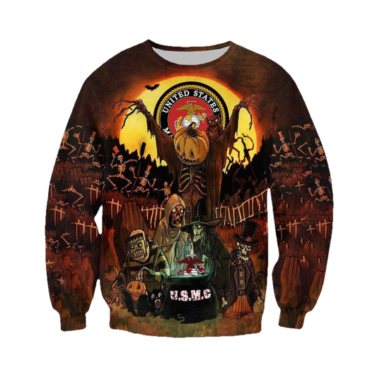 Usmc Mummy Grave Halloween 3D Sweater ? Usalast