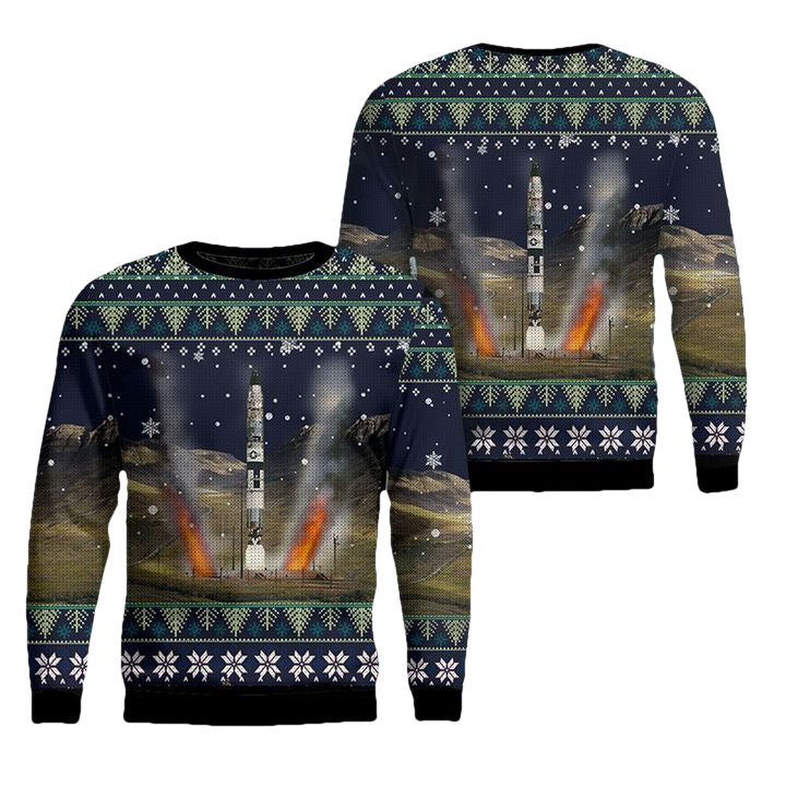USAF LGM-25C Titan II Christmas Sweater 3D ? Usalast