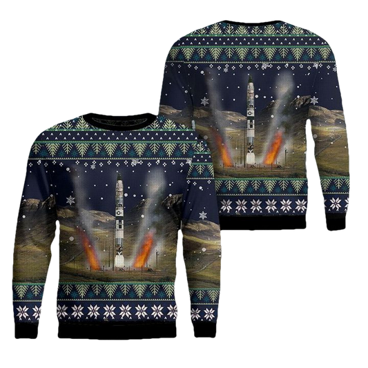 USAF LGM-25C Titan II Christmas Sweater 3D ? Usalast