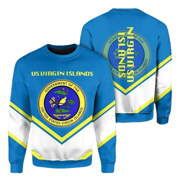 Us Virgin Islands Coat Of Arms Sweater Lucian Style J5W ? Usalast