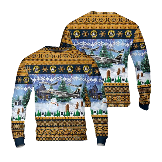 US Navy F-14A Tomcat Of VF-84 Jolly Rogers Christmas Sweater 3D ? Usalast