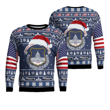 US Capitol Police Christmas Sweater 3D ? Usalast