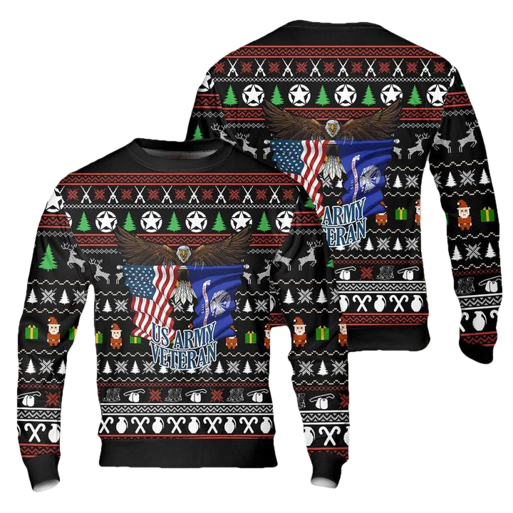 US Army Veteran Christmas Sweater 3D ? Usalast