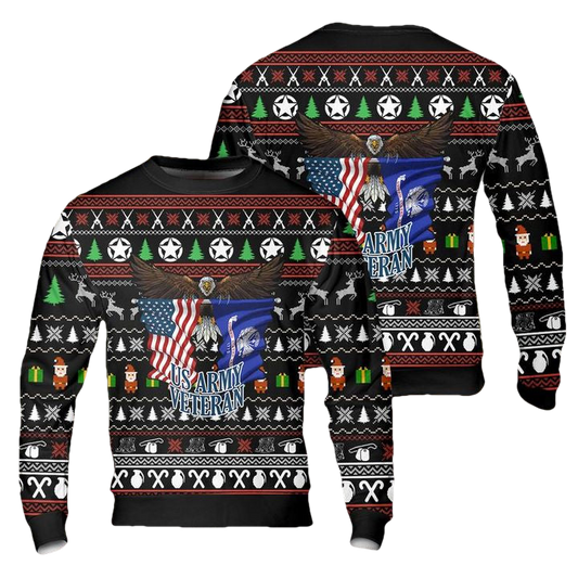 US Army Veteran Christmas Sweater 3D ? Usalast