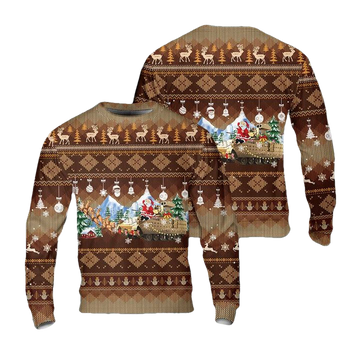 US Army M2A3 Bradley Christmas AOP Sweater ? Usalast