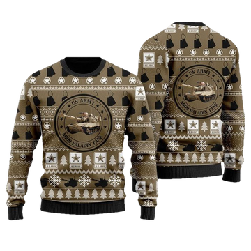 US Army M109 Paladin Tank Christmas Sweater 3D ? Usalast