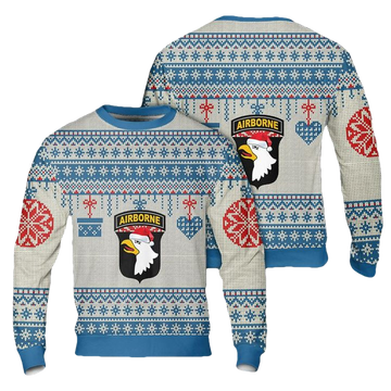 US Army 101st Airborne Division Christmas Sweater 3D ? Usalast