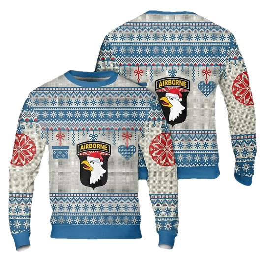 US Army 101st Airborne Division Christmas Sweater 3D ? Usalast